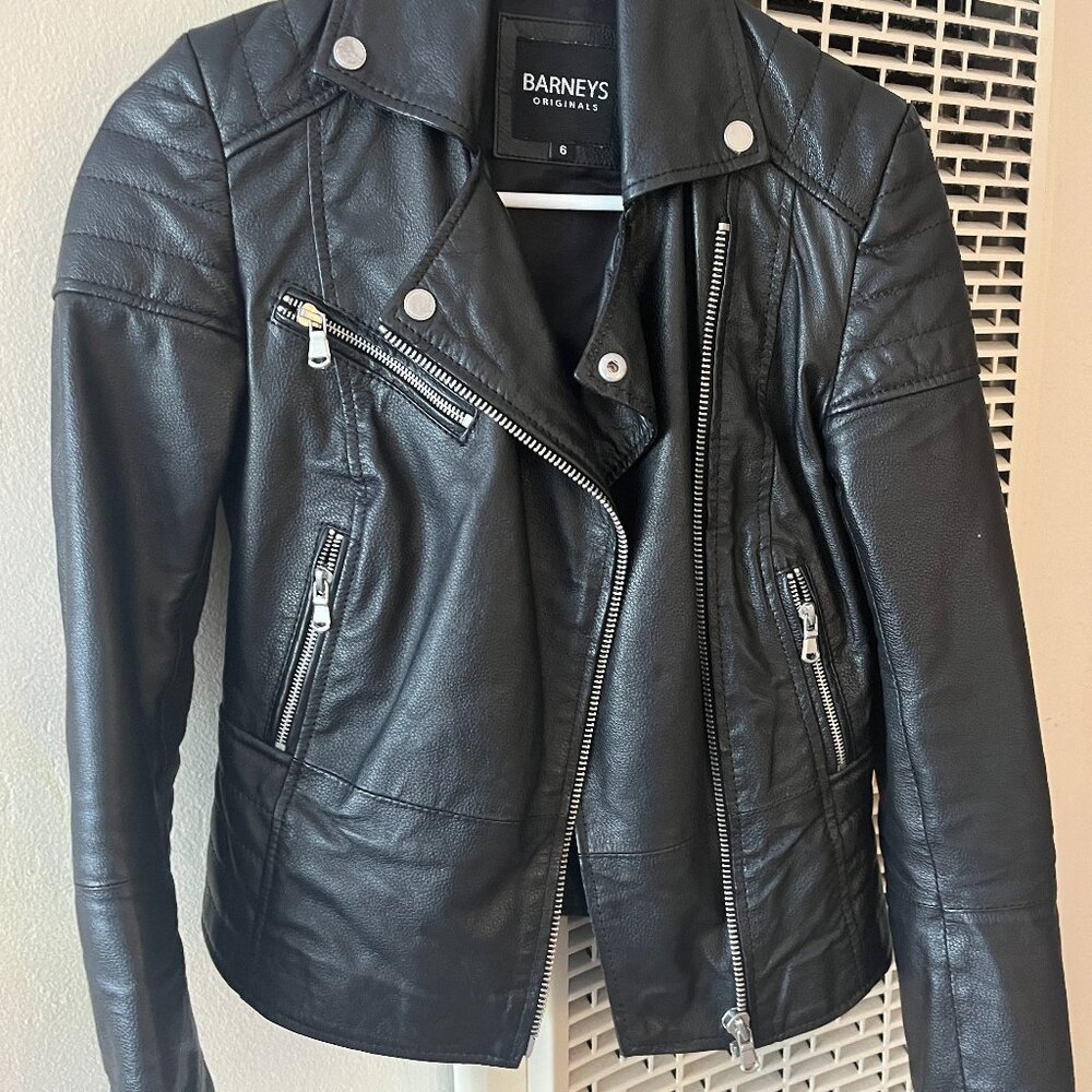 Barney's Originals Clara real leather jacket